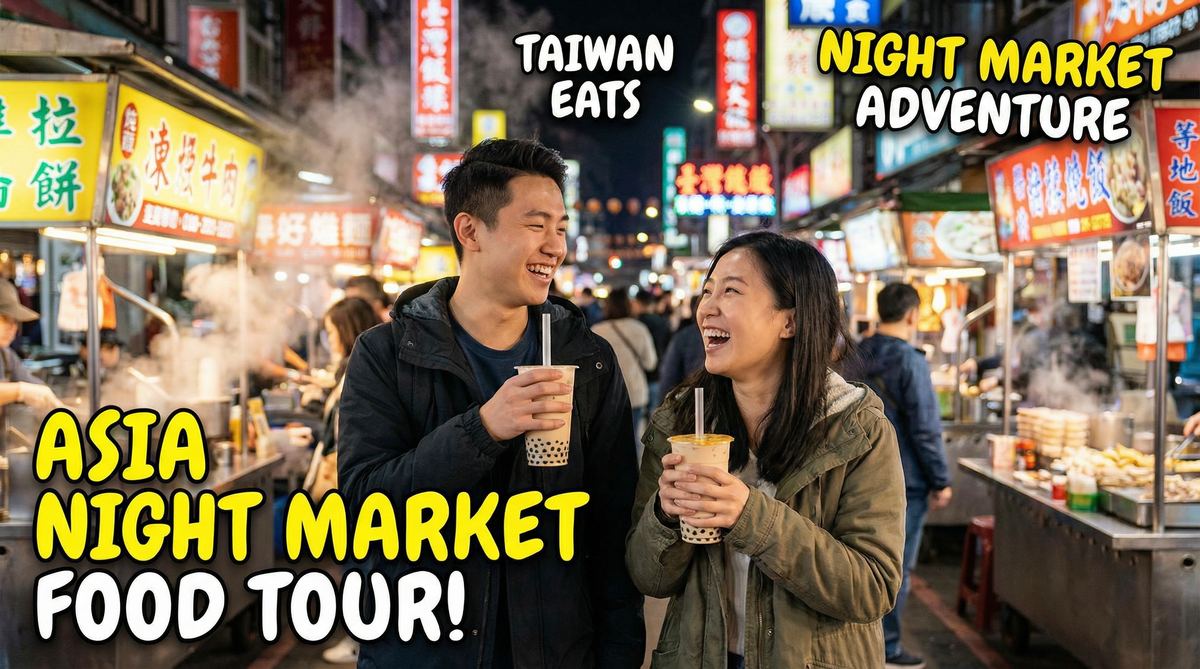 日本AV旅行视频夜市美食